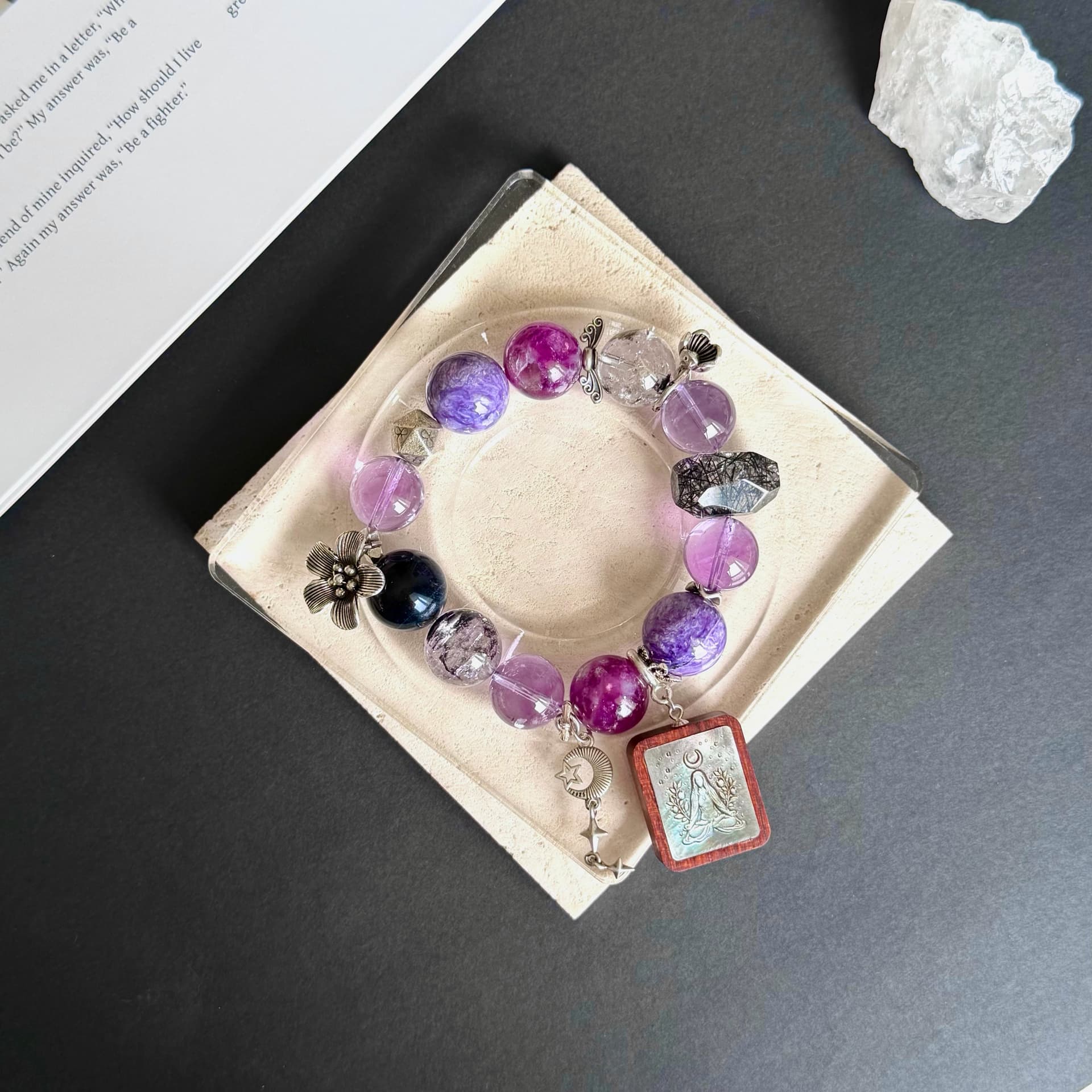 女祭司 · 紫水晶 · 紫龙晶 · 紫祖母 · 闪灵 · 黑发晶 · 蓝虎眼